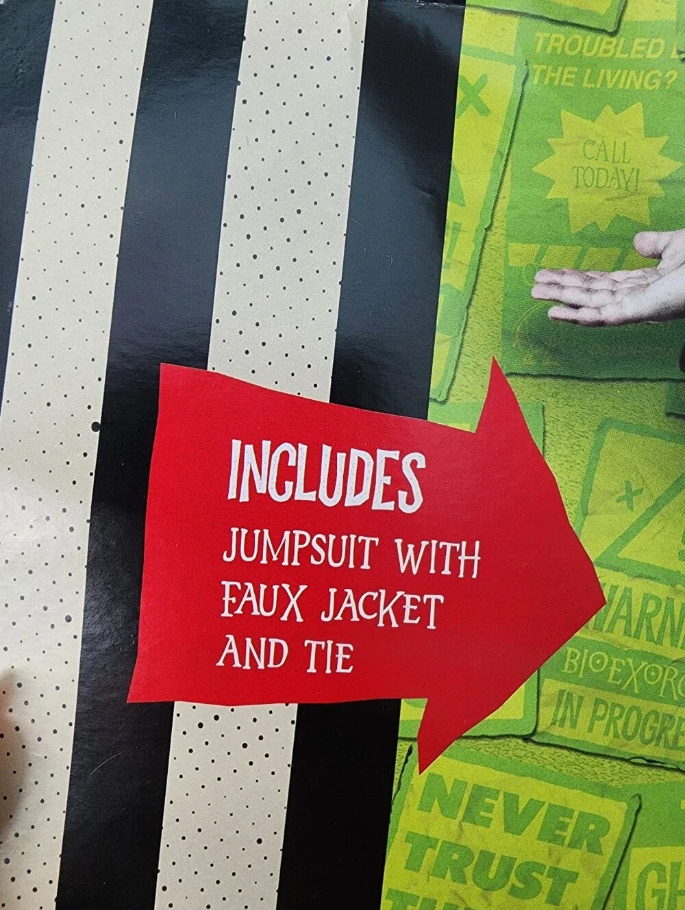 Rubies Beetlejuice Child Costume Size Medium 7-8 Target Exclusive NWT